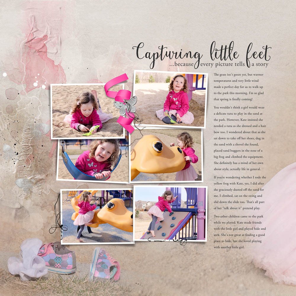 Digital Inspiration for Spring Template Album No. 2