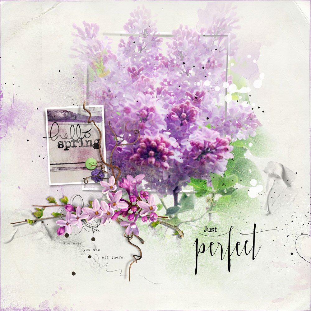 Digital Inspiration for Spring Template Album No. 2