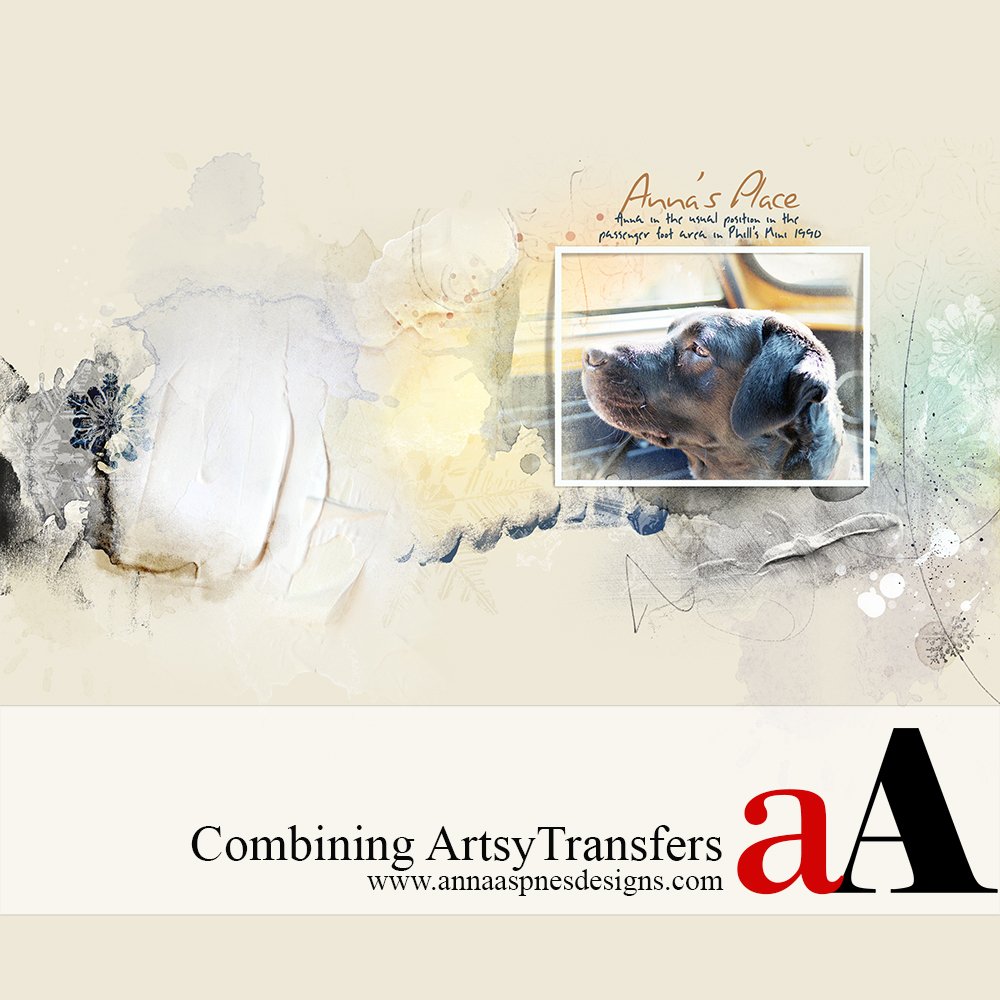 Blending ArtsyTransfers in Adobe Photoshop (Video Tutorial) Anna Aspnes Designs