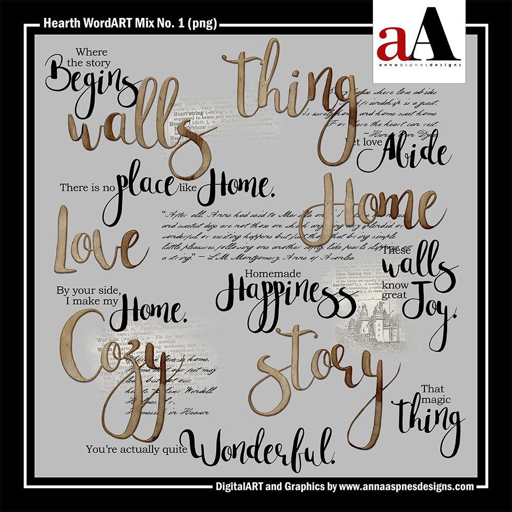 New Artsy Digital Designs Hearth