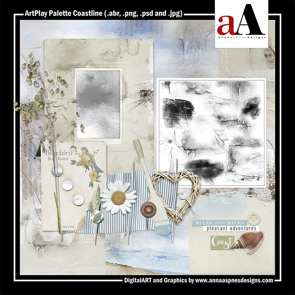 New Artsy Digital Designs Coastline