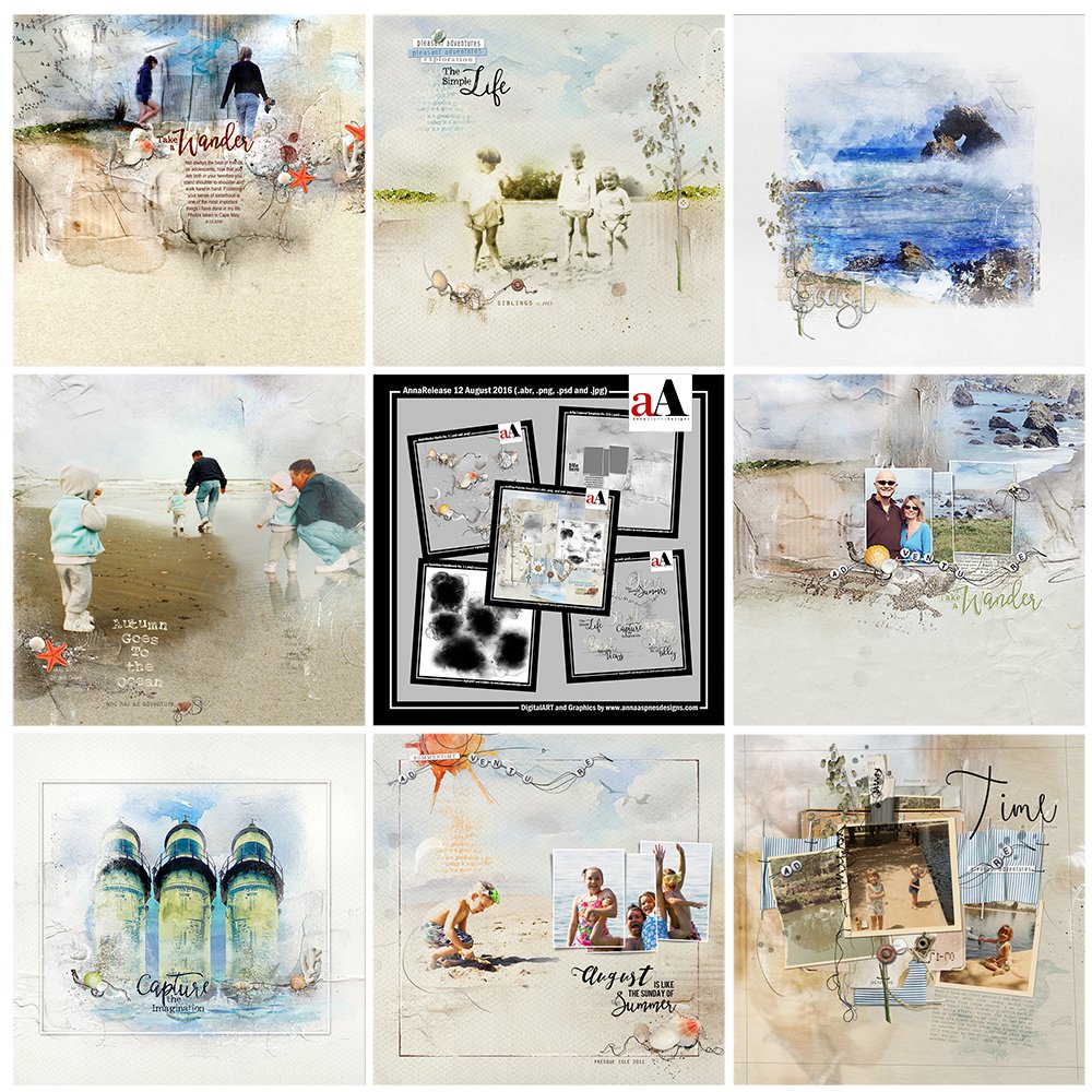 Digital Designs Inspiration Coastline