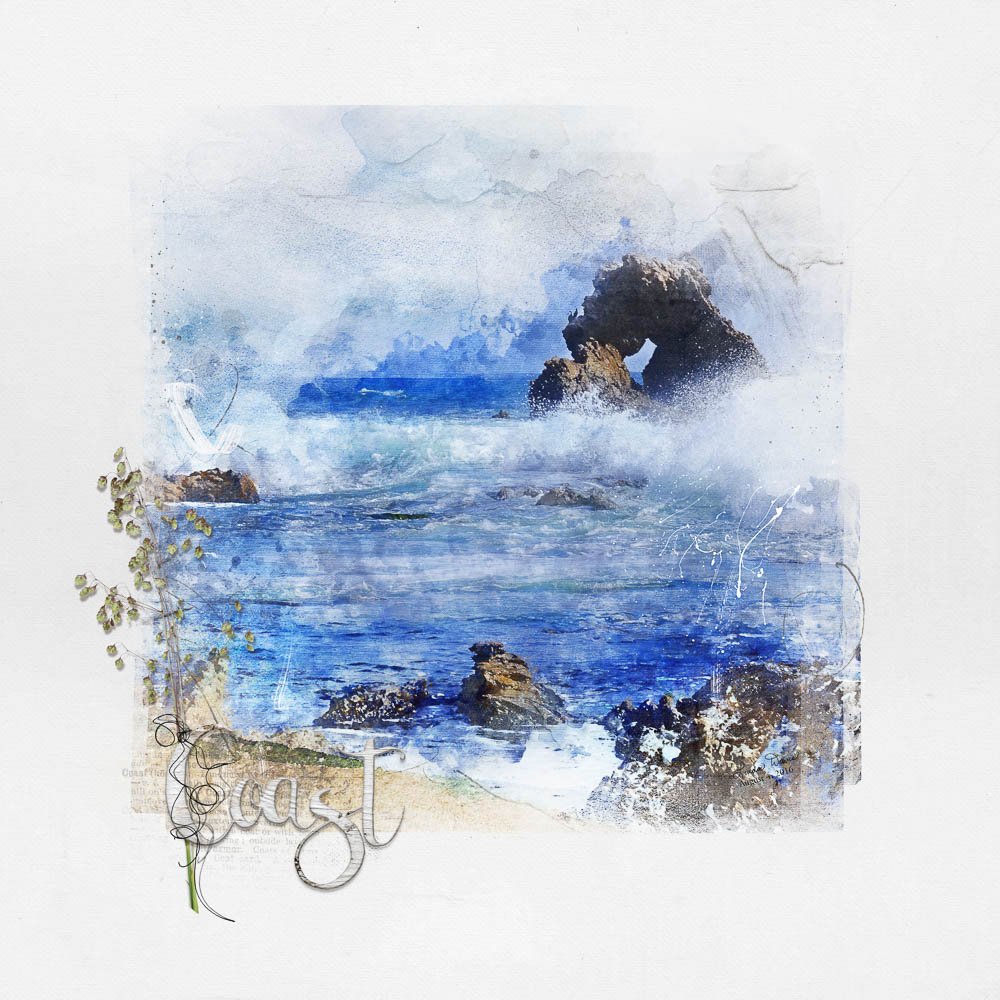 Digital Designs Inspiration Coastline