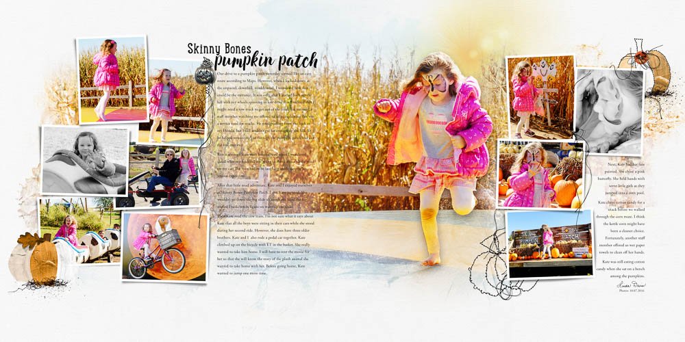 Digital Designs Inspiration Autumn Template Album