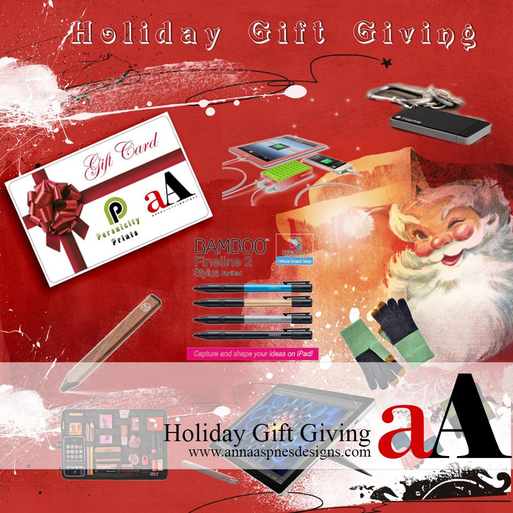 Holiday Gifts for Artsy Digital Scrapbooking Part 2