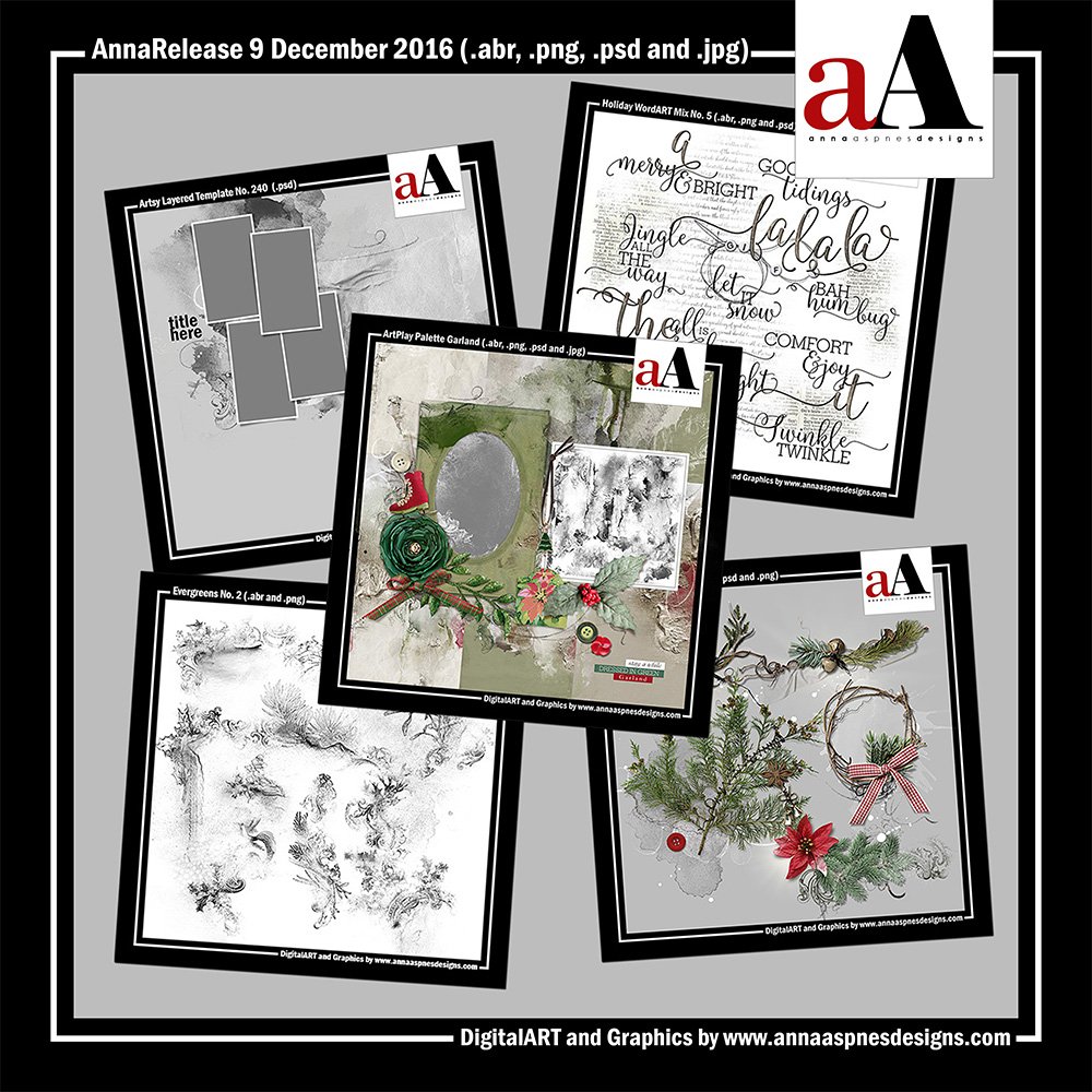 New Artsy Digital Designs Garland