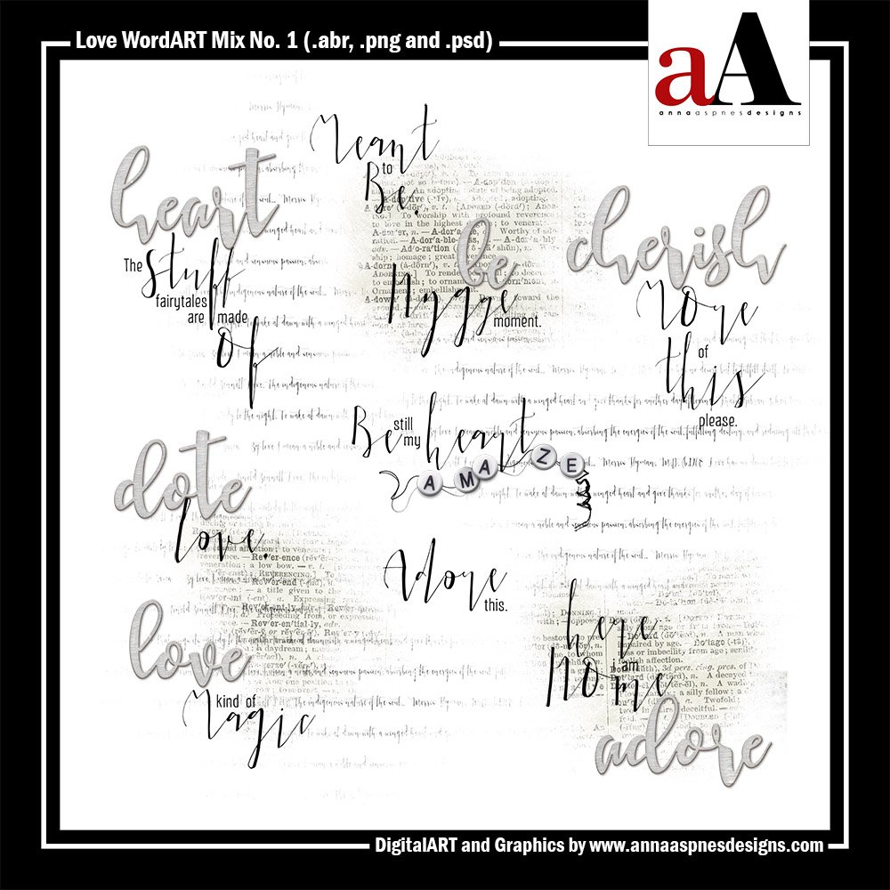 New Artsy Digital Designs L'Amour