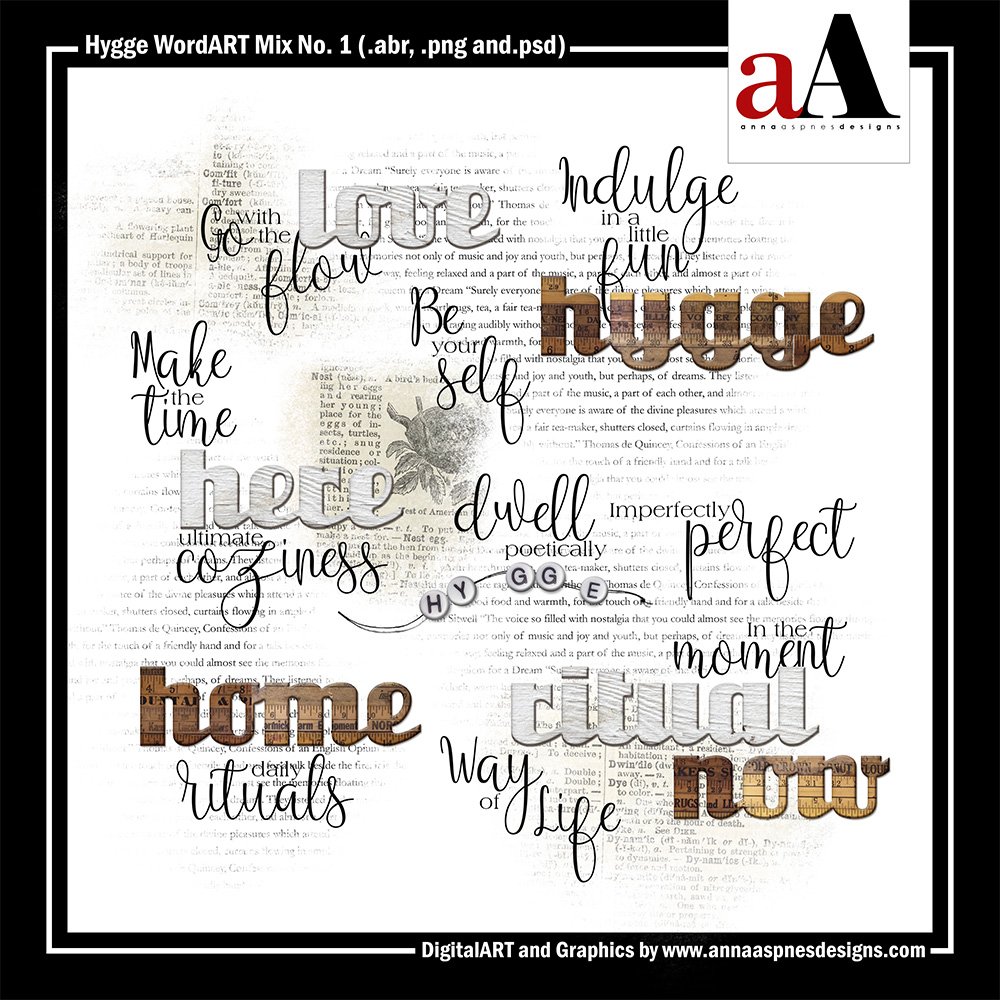 New Artsy Digital Designs Hygge