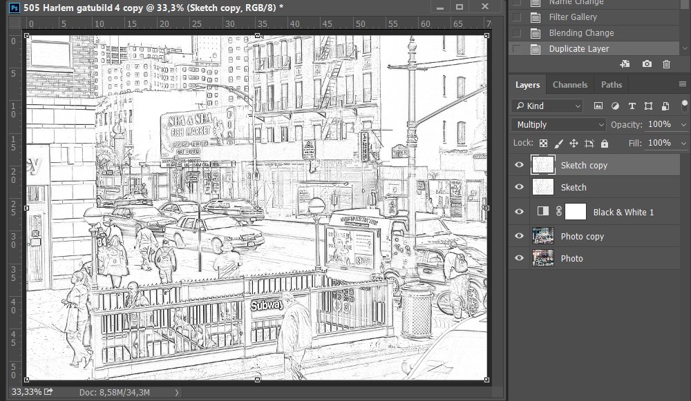 Create an Artsy Sketch Effect