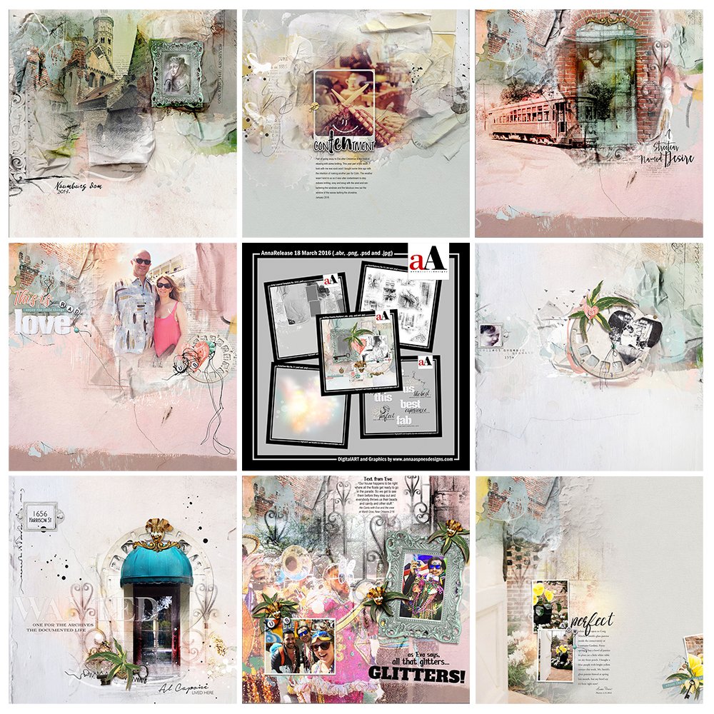Digital Scrapbooking Designs Inspiration Portière
