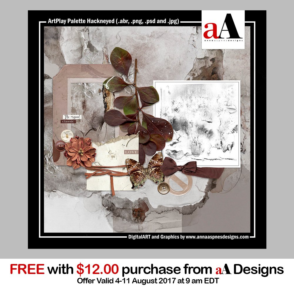New Free with Purchase ArtPlay Palette Hackneyed