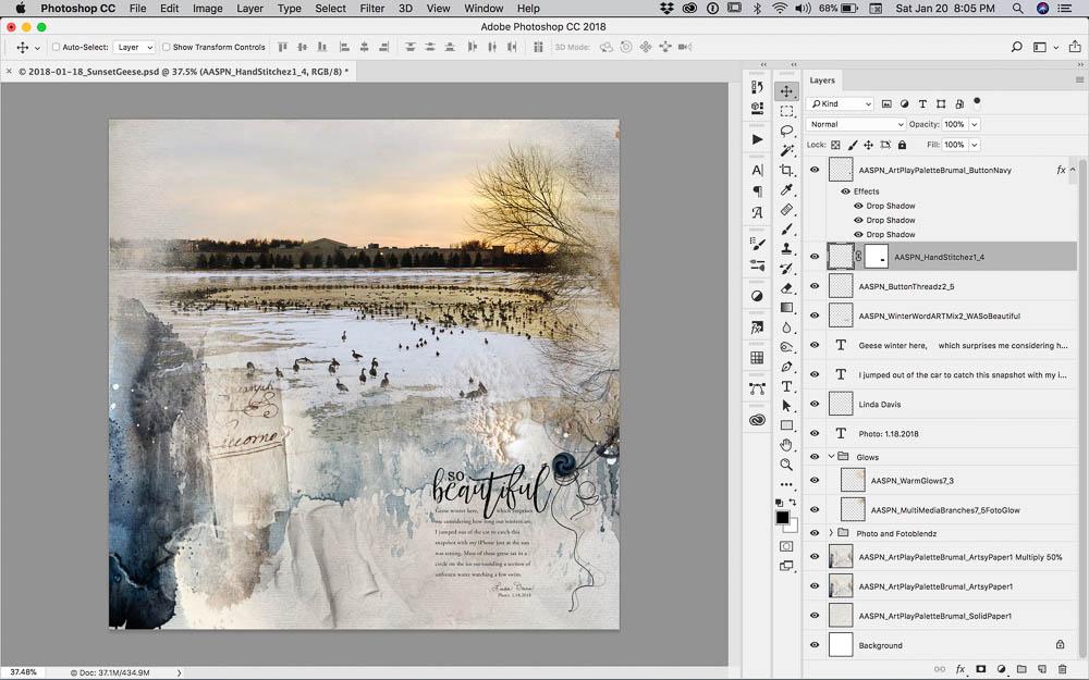 One Photo and an Artsy Paper One Photo and an Artsy Paper