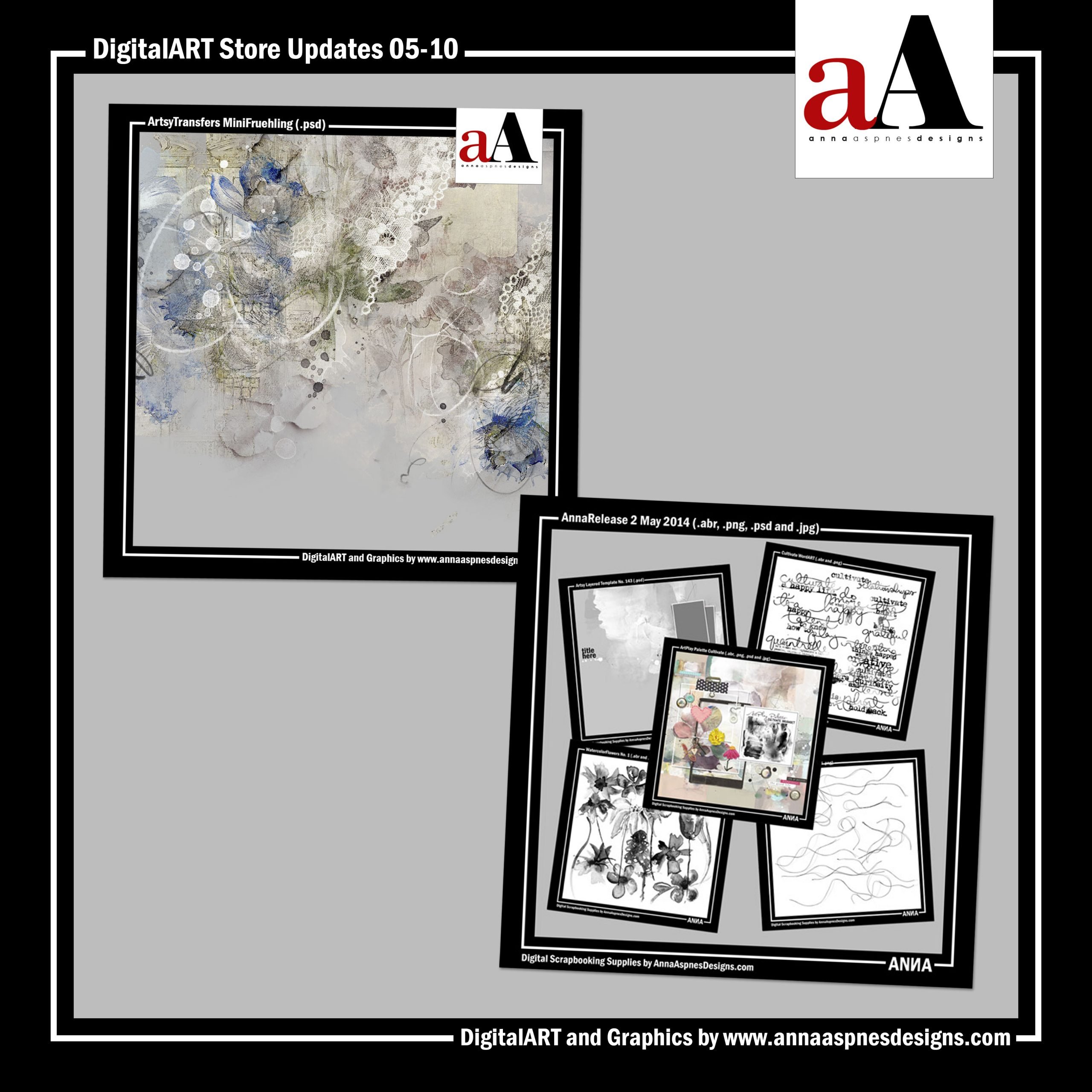 aA DigitalART Store Updates 05-10